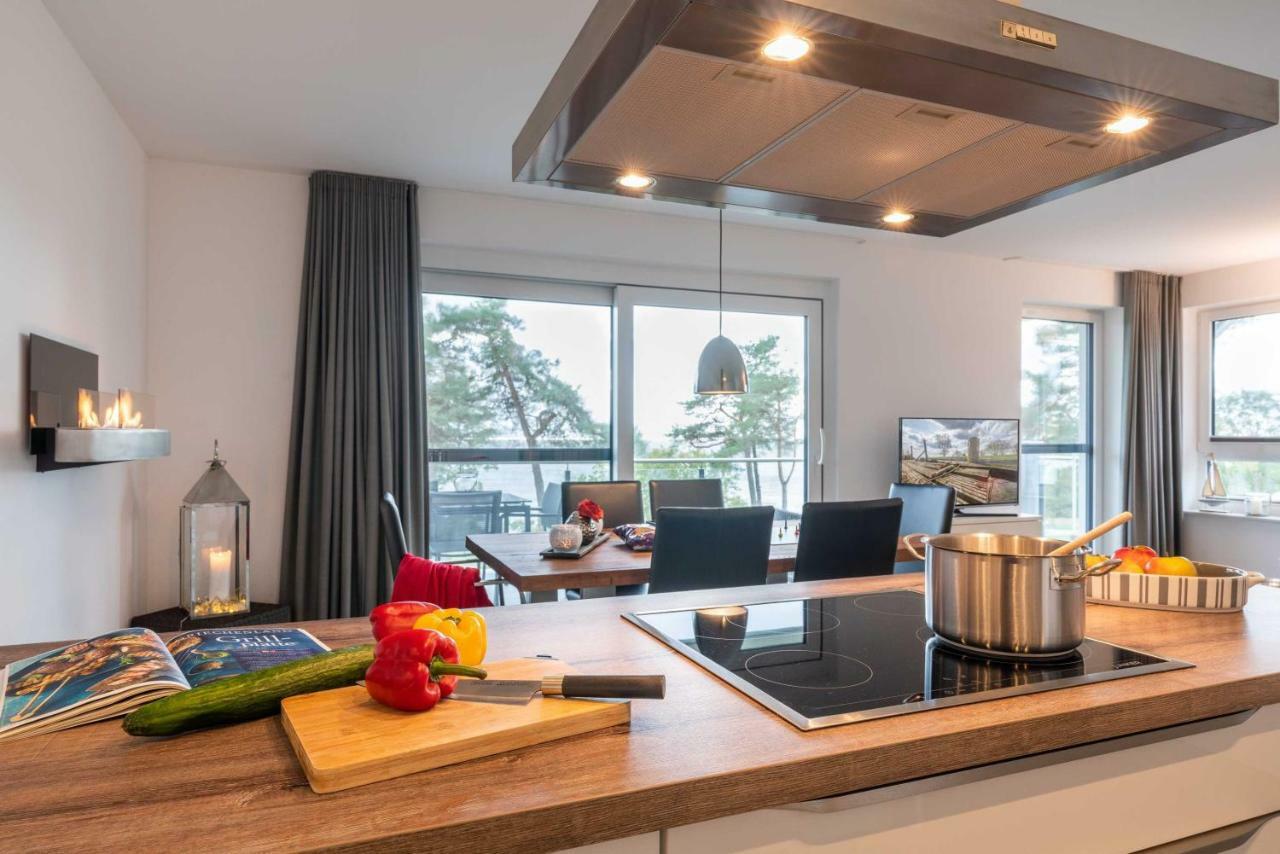 Appartement "Opal" Mit Penthouseflair - Oase Am Haff Garz  Bagian luar foto
